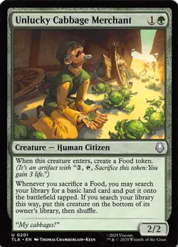 Unlucky Cabbage Merchant 201 Avatar The Last Airbender MTG 001866 - Image 1