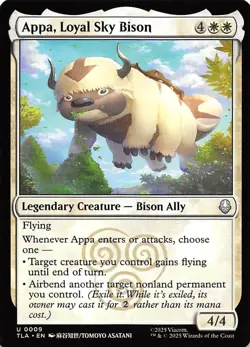 Appa, Loyal Sky Bison 9 Avatar The Last Airbender Magic the Gathering 001891 - Image 1