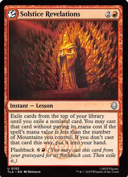 Solstice Revelations 153 Avatar The Last Airbender Magic the Gathering 001916 - Image 1