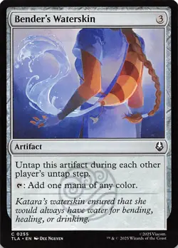 Bender's Waterskin 255 Avatar The Last Airbender Magic the Gathering 001871 - Image 1