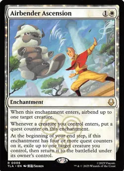 Airbender Ascension 6 Avatar The Last Airbender Magic the Gathering 001786 - Image 1