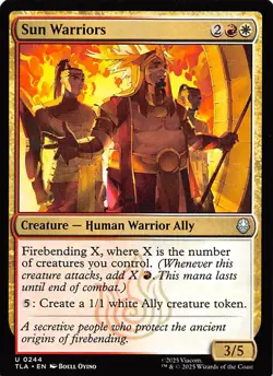 Sun warriors 244 Avatar The Last Airbender Magic the Gathering 001801 - Image 1