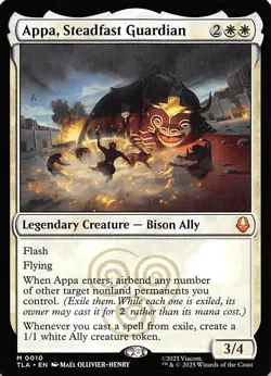 Appa, Steadfast Guardian 10 Avatar The Last Airbender Magic the Gathering 001755 - Image 1