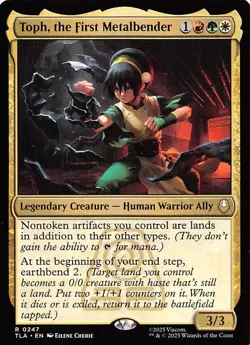 Toph, the First Metalbender 247 Avatar The Last Airbender MTG 001762 - Image 1