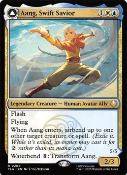 Aang, Swift Savior 204 Avatar The Last Airbender Magic the Gathering 001691 - Image 1