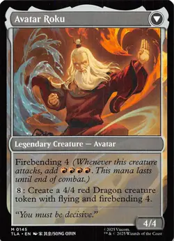 The Legend of Roku 145 Avatar The Last Airbender Magic the Gathering 001630 - Image 2