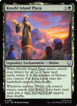 Kyoshi Island Plaza 184 Avatar The Last Airbender Magic the Gathering 001645 - Image 1