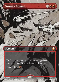 Sozin's Comet Borderless 309 Avatar The Last Airbender MTG 001674 - Image 1