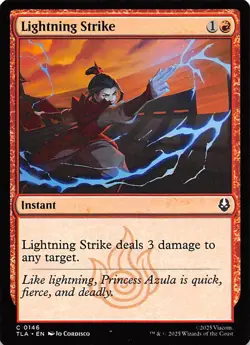 Lightning Strike 146 Avatar The Last Airbender Magic the Gathering 001597 - Image 1