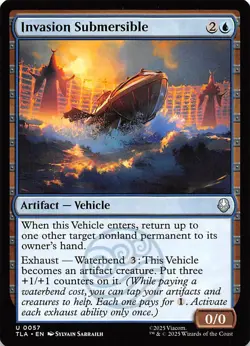 Invasion Submersible 57 Avatar The Last Airbender Magic the Gathering 001627 - Image 1