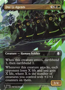 Dai Li Agents Borderless 306 Avatar The Last Airbender MTG 001628 - Image 1
