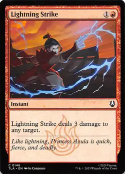 Lightning Strike 146 Avatar The Last Airbender Magic the Gathering 001561 - Image 1