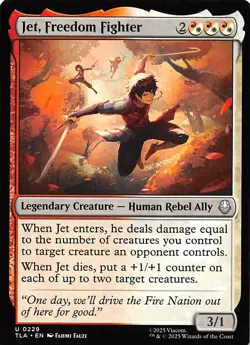 Jet, Freedom Fighter 229 Avatar The Last Airbender Magic the Gathering 001592 - Image 1
