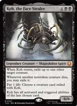 Koh, the Face Stealer 107 Avatar The Last Airbender Magic the Gathering 001517 - Image 1