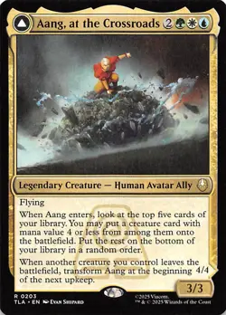 Aang, at the Crossroads 203 Avatar The Last Airbender Magic the Gathering 001478 - Image 1