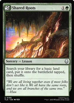 Shared Roots 196 Avatar The Last Airbender Magic the Gathering 001492 - Image 1