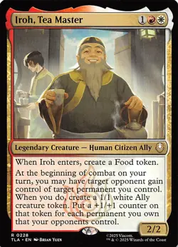 Iroh, Tea Master 228 Avatar The Last Airbender Magic the Gathering 001382 - Image 1