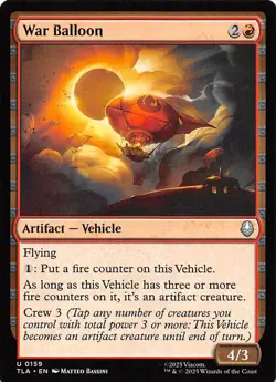 War Balloon 159 Avatar The Last Airbender Magic the Gathering 001410 - Image 1