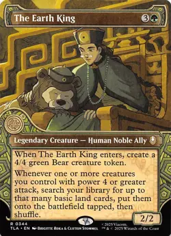 The Earth King (Showcase) 344 Avatar The Last Airbender MTG 001419 - Image 1