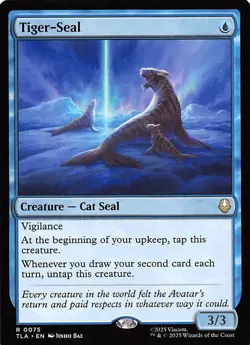 Tiger-Seal 75 Avatar The Last Airbender Magic the Gathering 001308 - Image 1