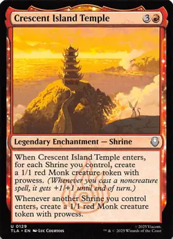 Crescent Island Temple 129 Avatar The Last Airbender Magic the Gathering 001324 - Image 1
