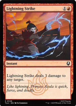 Lightning Strike 146 Avatar The Last Airbender Magic the Gathering 001244 - Image 1