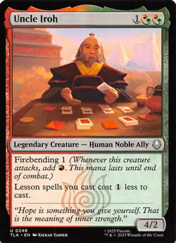Uncle Iroh 248 Avatar The Last Airbender Magic the Gathering 001300 - Image 1