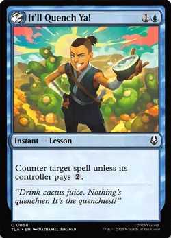 It'll Quench Ya! 58 Avatar The Last Airbender Magic the Gathering 001293 - Image 1