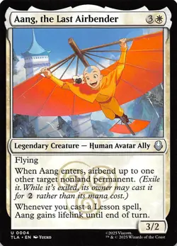 Aang, the Last Airbender 4 Avatar The Last Airbender Magic the Gathering 001330 - Image 1
