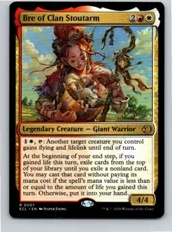 Magic the Gathering Bre of Clan Stoutarm Lorwyn Eclipsed MTG Free Shipping! - Image 1