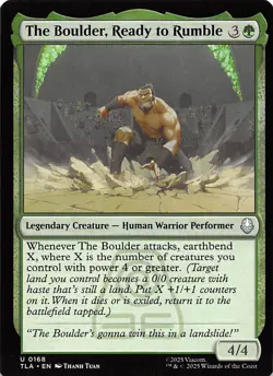 The Boulder, Ready to Rumble 168 Avatar The Last Airbender MTG 001237 - Image 1