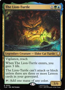 The Lion-Turtle 232 Avatar The Last Airbender Magic the Gathering 001165 - Image 1