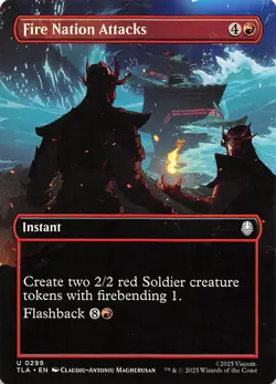 Fire Nation Attacks Borderless 299 Avatar The Last Airbender MTG 001171 - Image 1