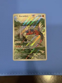 Pokemon TCG Miraidon SVP Black Star Promos Holo Koraidon Promo Card NM Condition - Image 1