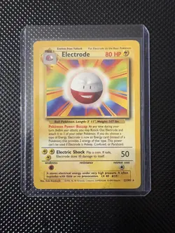 Electrode 1999 Pokemon Base Set Unlimited Rare #21/102 Vintage WoTC - Image 1