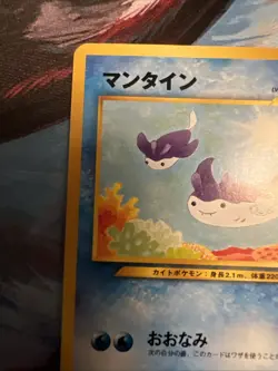 Mantine Neo Destiny Japanese Old Back Vintage Pokemon TCG Pocket MPThursday - Image 3