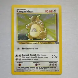 Pokemon TCG Kangaskhan Jungle 5/64 Holo Unlimited Holo Rare - Image 1