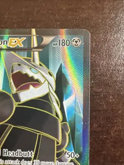 Aggron EX 153/160 MP Pokemon TCG XY Primal Clash FULL ART MP - Image 3