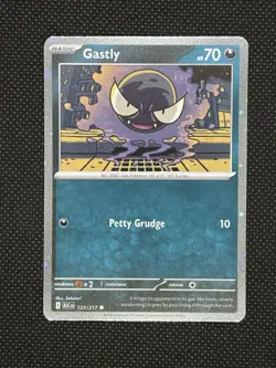 Pokemon TCG GASTLY 123/217 Ascended Heroes Cosmos Holo Promo - Image 1