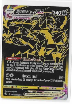 Eternatus VMAX SV122/SV122 Shining Fates Sword Shield Shiny Rare Pokemon TCG NM - Image 1