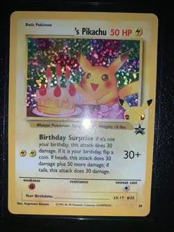 Pokemon Celebrations 25th Anniversary Pikachu Birthday Surprise - FREE SHIPPING - Image 4