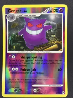 Gengar 17/99 Arceus Reverse Holo Ultra Rare Pokemon TCG Nintendo LP/NM - Image 1