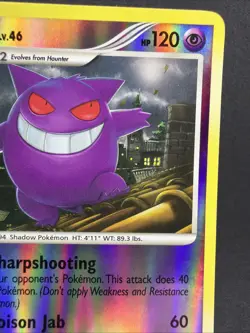 Gengar 17/99 Arceus Reverse Holo Ultra Rare Pokemon TCG Nintendo LP/NM - Image 3