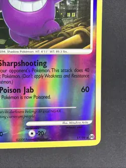 Gengar 17/99 Arceus Reverse Holo Ultra Rare Pokemon TCG Nintendo LP/NM - Image 4