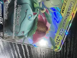 Pokemon TCG Celebi & Venusaur GX Holo Ultra Rare - Image 3