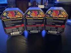 Pokemon TCG Mega Charizard EX Tins Y & X ( 3 Tins Total) - Image 5