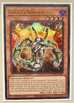 Yugioh Rokket Loader BPRO-EN001 Ultra Rare 1st Edition NM - Image 1