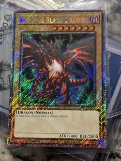 * RED-EYES BLACK DRAGON * ALT ART PLATINUM SECRET RARE RA04-EN109 YUGIOH! JUMP - Image 1