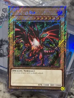 * RED-EYES BLACK DRAGON * ALT ART PLATINUM SECRET RARE RA04-EN109 YUGIOH! JUMP - Image 2