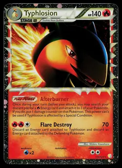 Pokemon Card - Typhlosion (Prime) HeartGold SoulSilver 110/123 Ultra Rare - Image 1